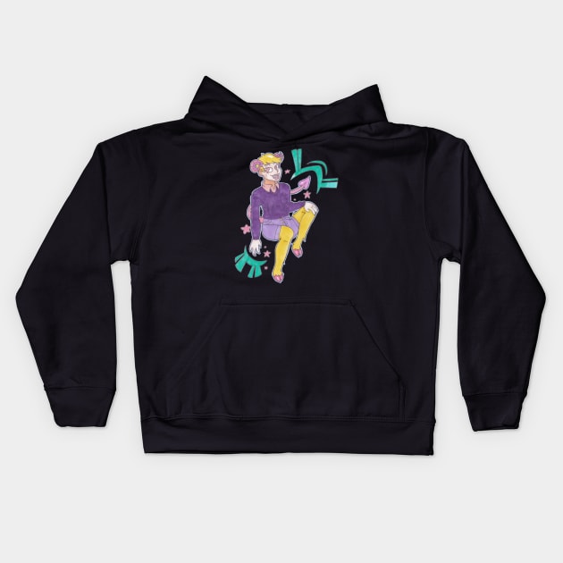 Demon Friend Kids Hoodie by The Beautiful Egg